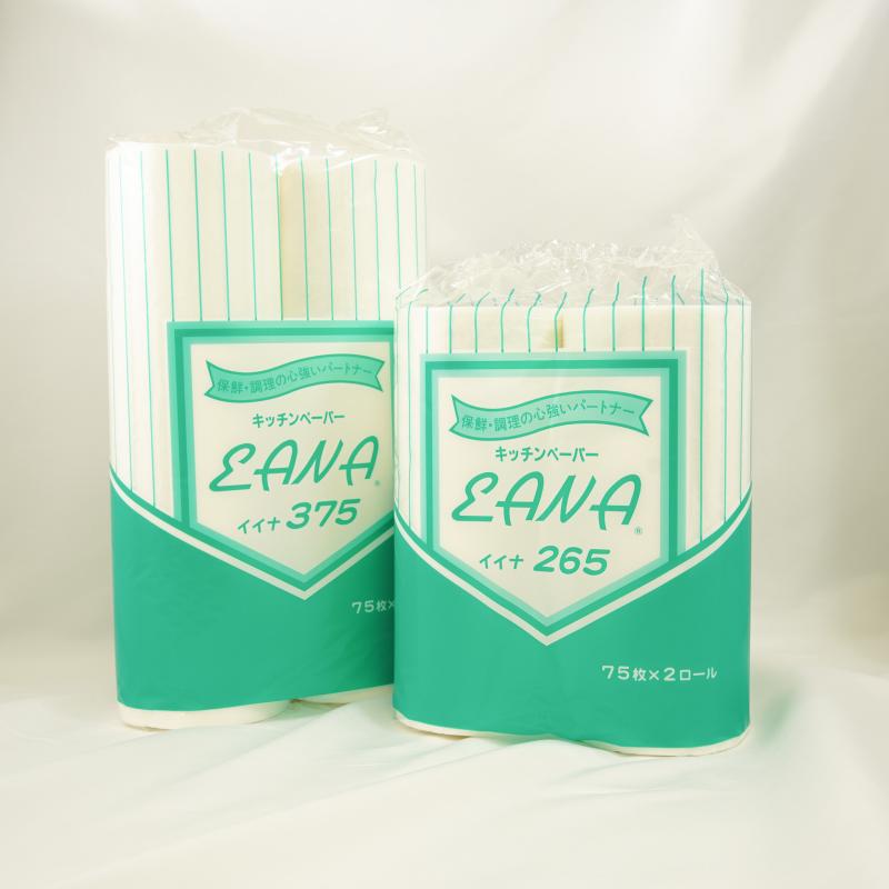 限られたスペースで、無理なく使える ―キッチンペーパーイイナ〈75枚巻〉